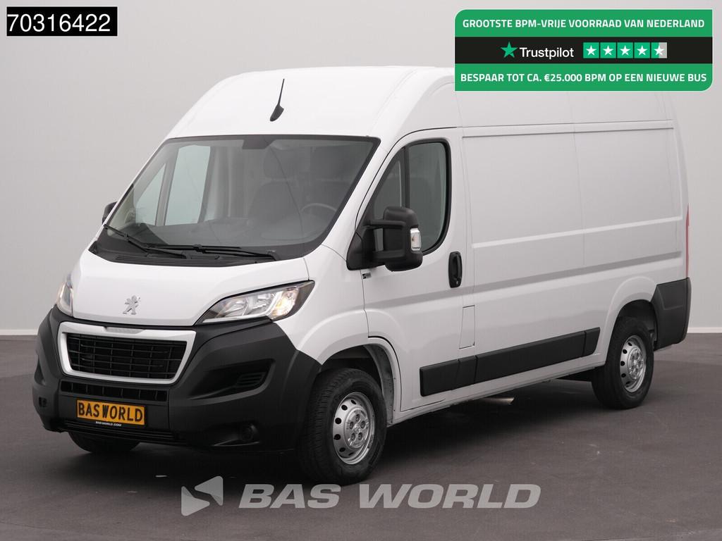 Peugeot Boxer 140PK L2H2 Airco Cruise Parkeersensoren Euro6, Stof, Gebruikt, Euro 6, 4 cilinders