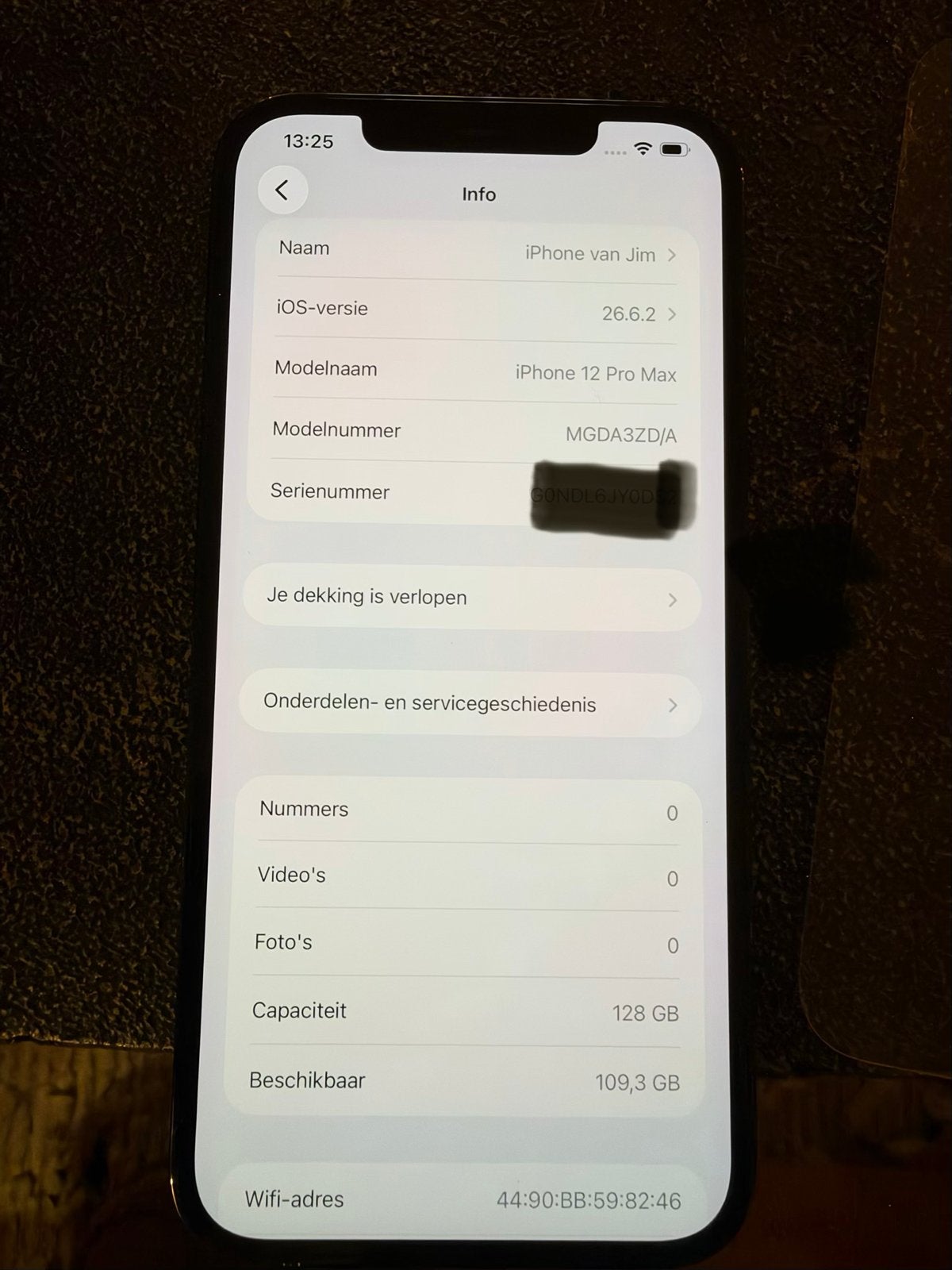 Foto 5 van iPhone 12 Pro Max 128GB - Pacific Blue (79% batterij)