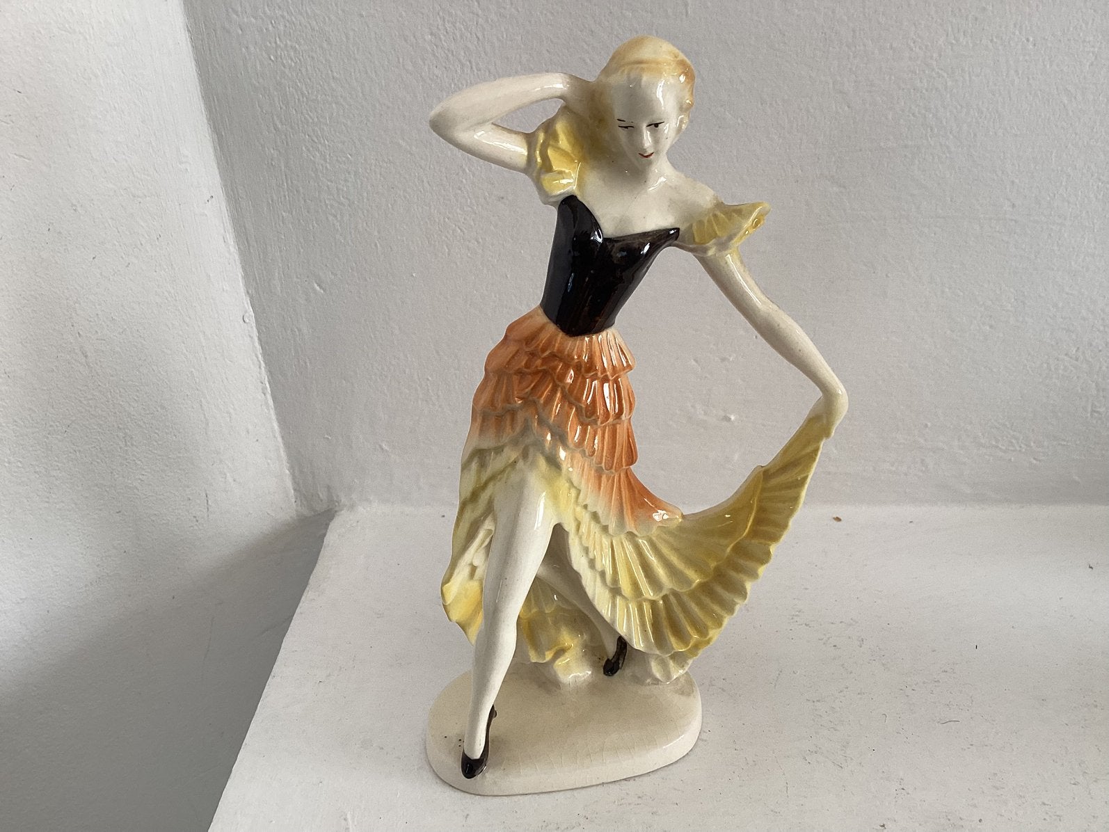Beeld vrouw vintage, Ophalen of Verzenden