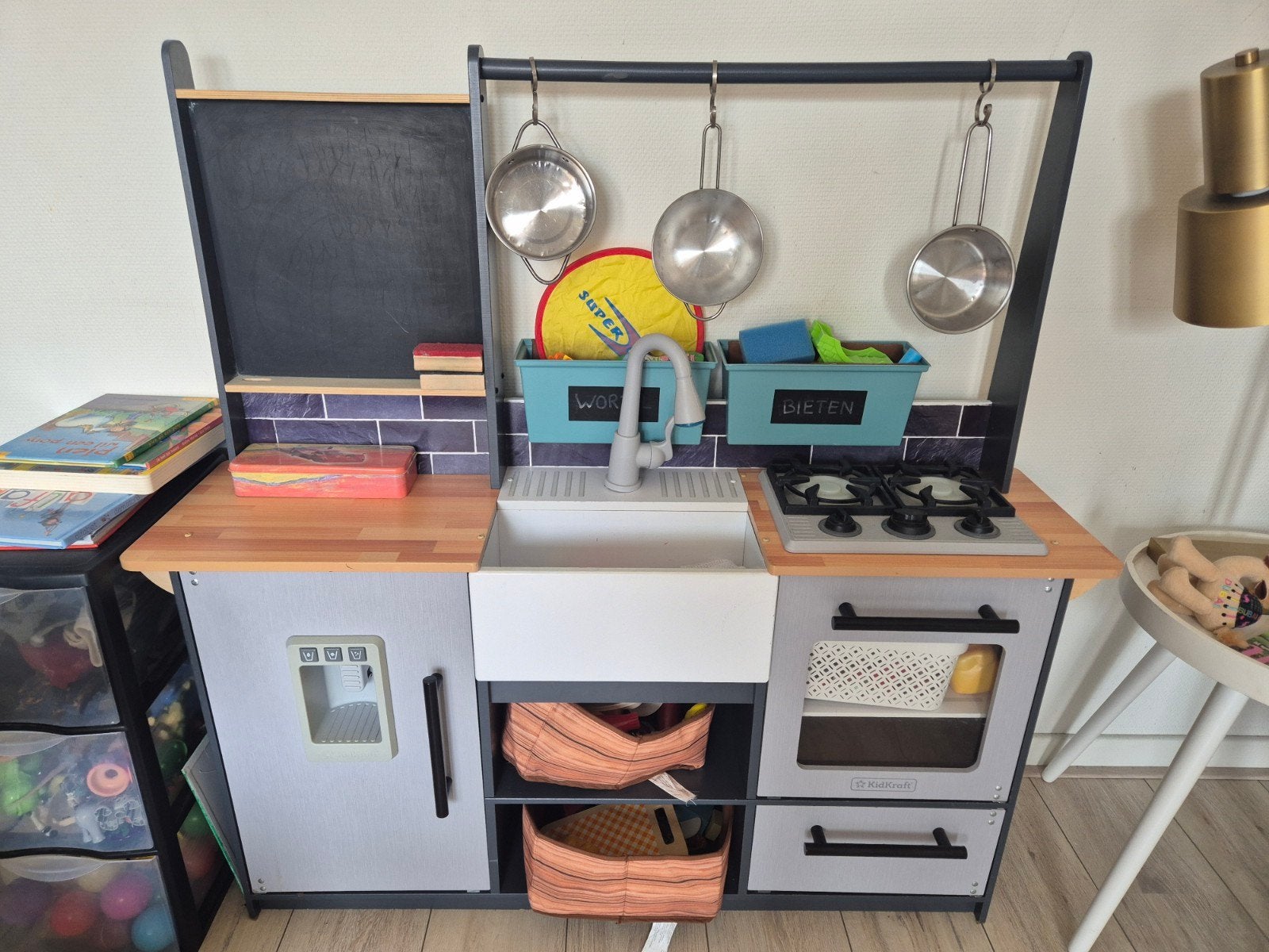Complete Houten Speelkeuken met Accessoires, Ophalen, Zo goed als nieuw