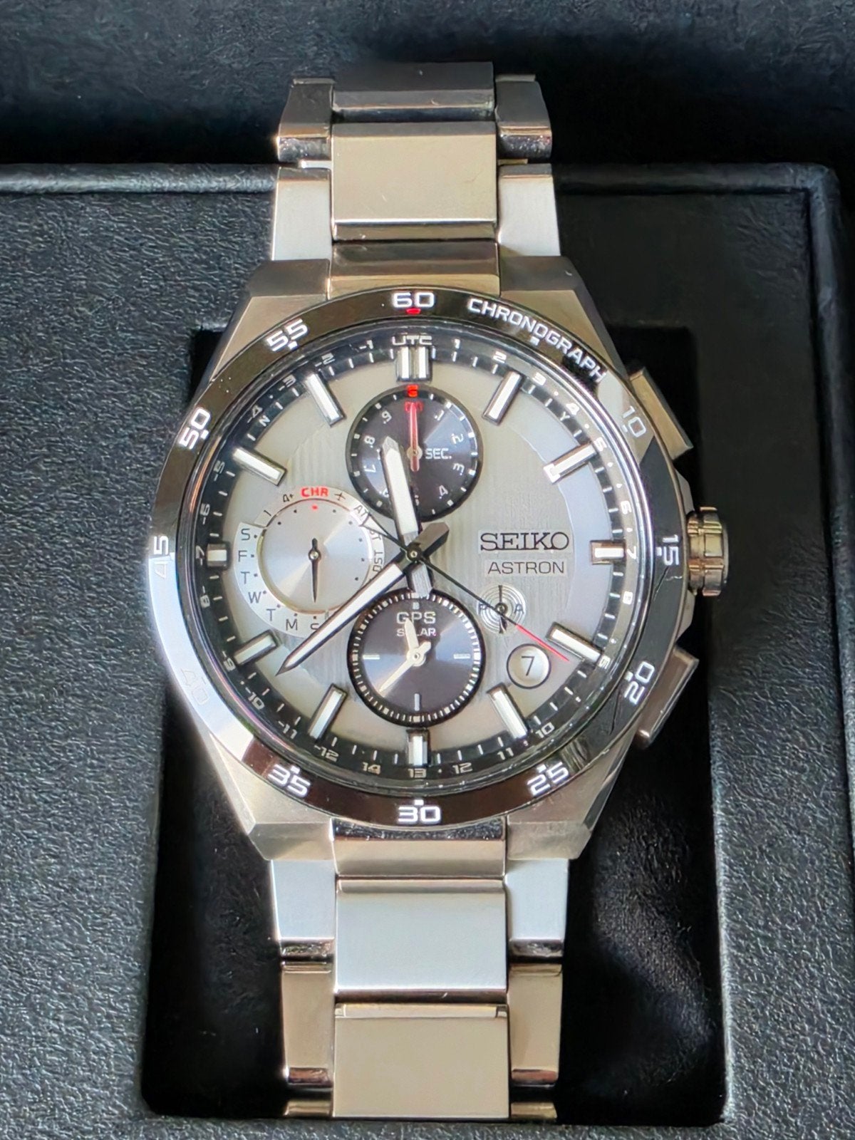 Horloge SEIKO ASTRON GPS SOLAR, Polshorloge, Overige materialen, Ophalen of Verzenden, Zo goed als nieuw