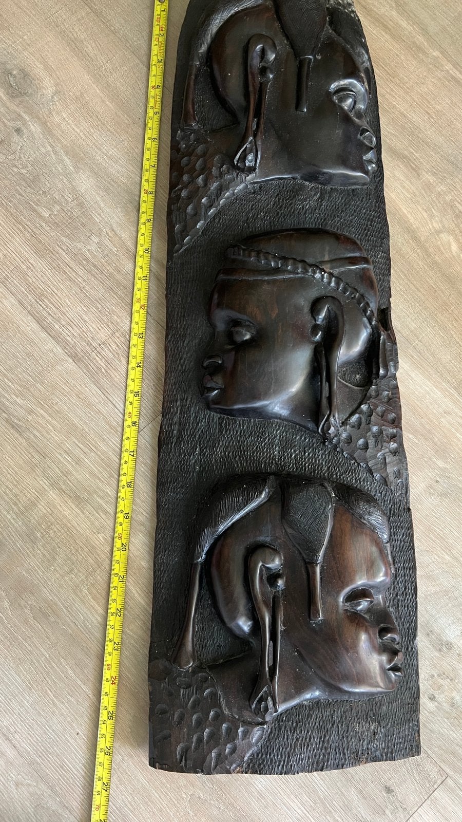 Tanzaniaans houtsnijwerk, Antiek en Kunst, Houtsnijwerk, Handgemaakt, Hout, Bruin
