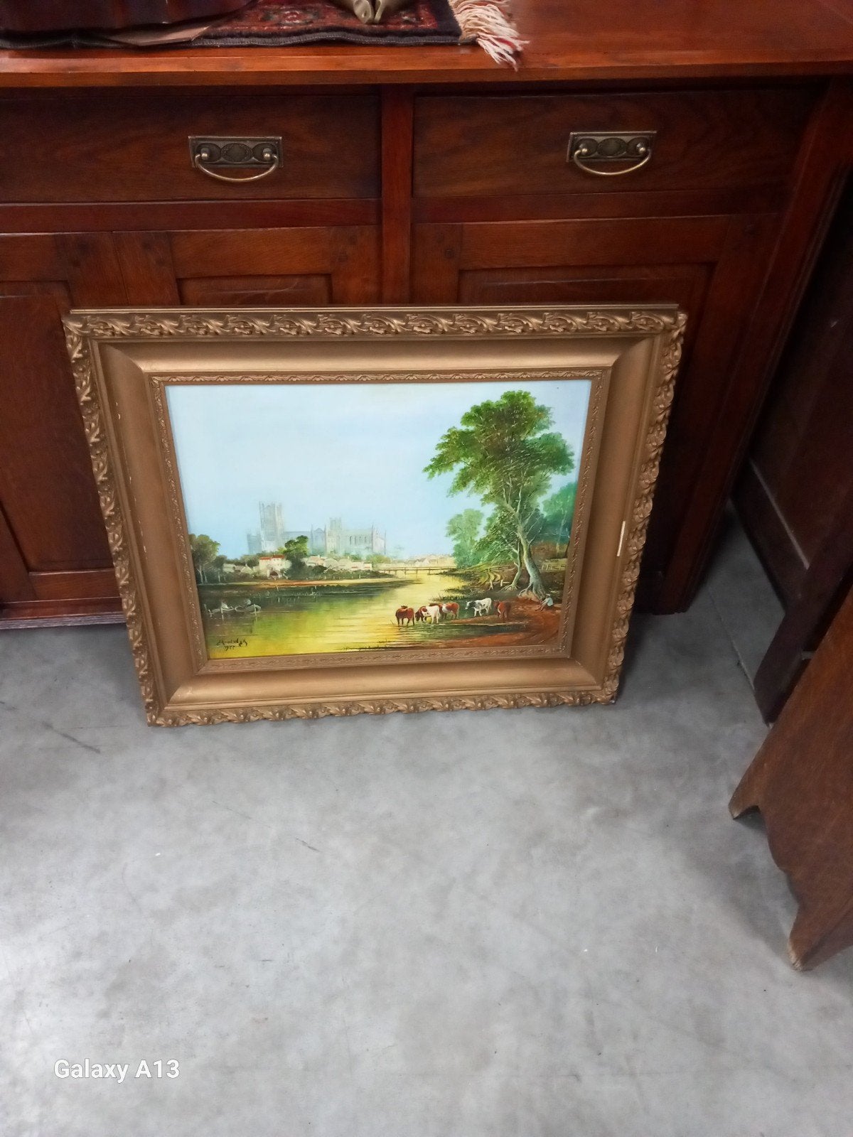 mooie schilderij prijs € 40.00, Ophalen of Verzenden, Zo goed als nieuw, 125 cm of meer, Schilderij