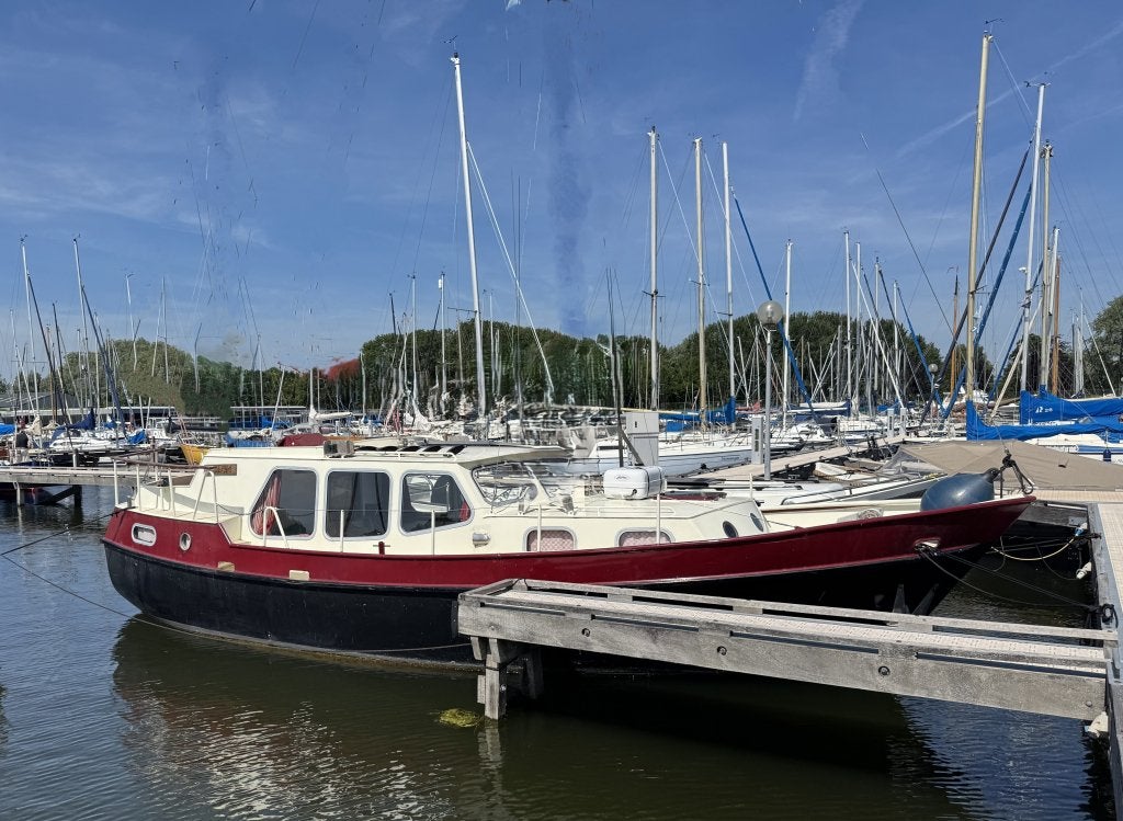 De Wit Kotter 1000 stalen motorboot of motorsailer, Watersport en Boten, Staal, Walstroom, Gebruikt, Binnenboordmotor