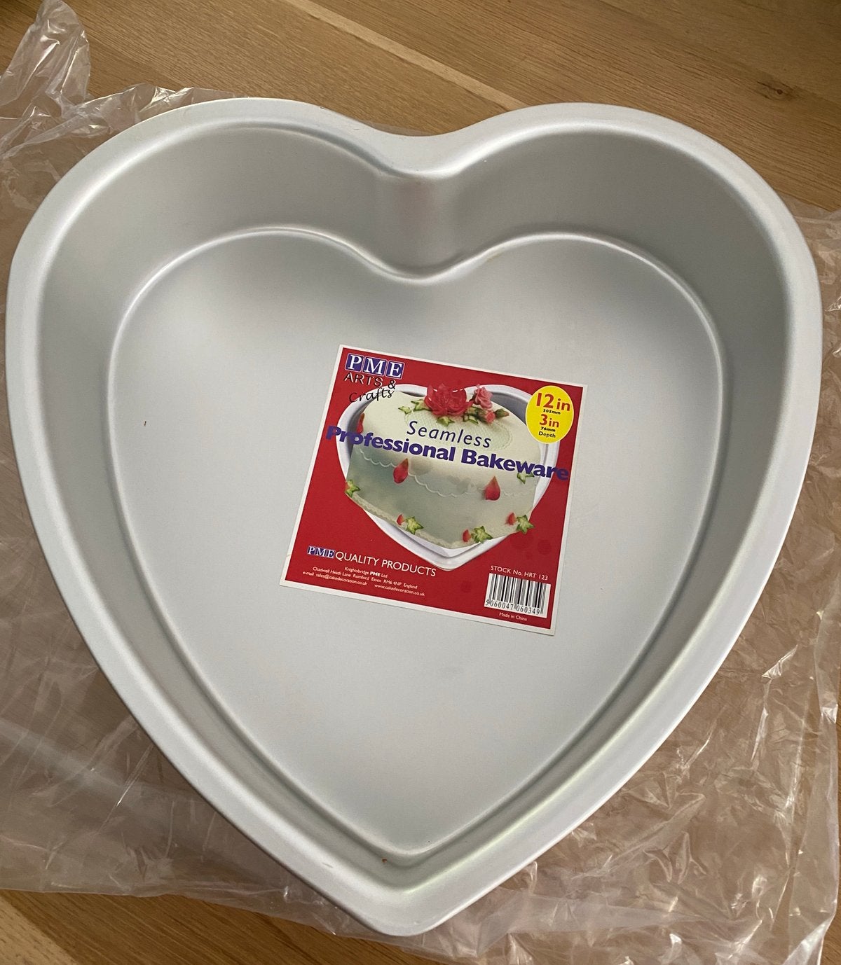 Grote hartvormige bakvorm 12 inch, Ophalen, Nieuw, Taarten, Bakvorm