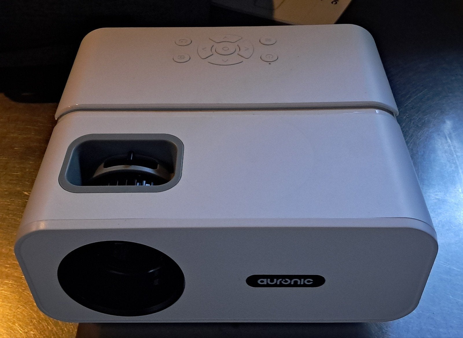 Auronic Mini Beamer - Compacte en Draagbare Projector, Audio, Tv en Foto, LED, Ophalen of Verzenden, Zo goed als nieuw, Overige resoluties
