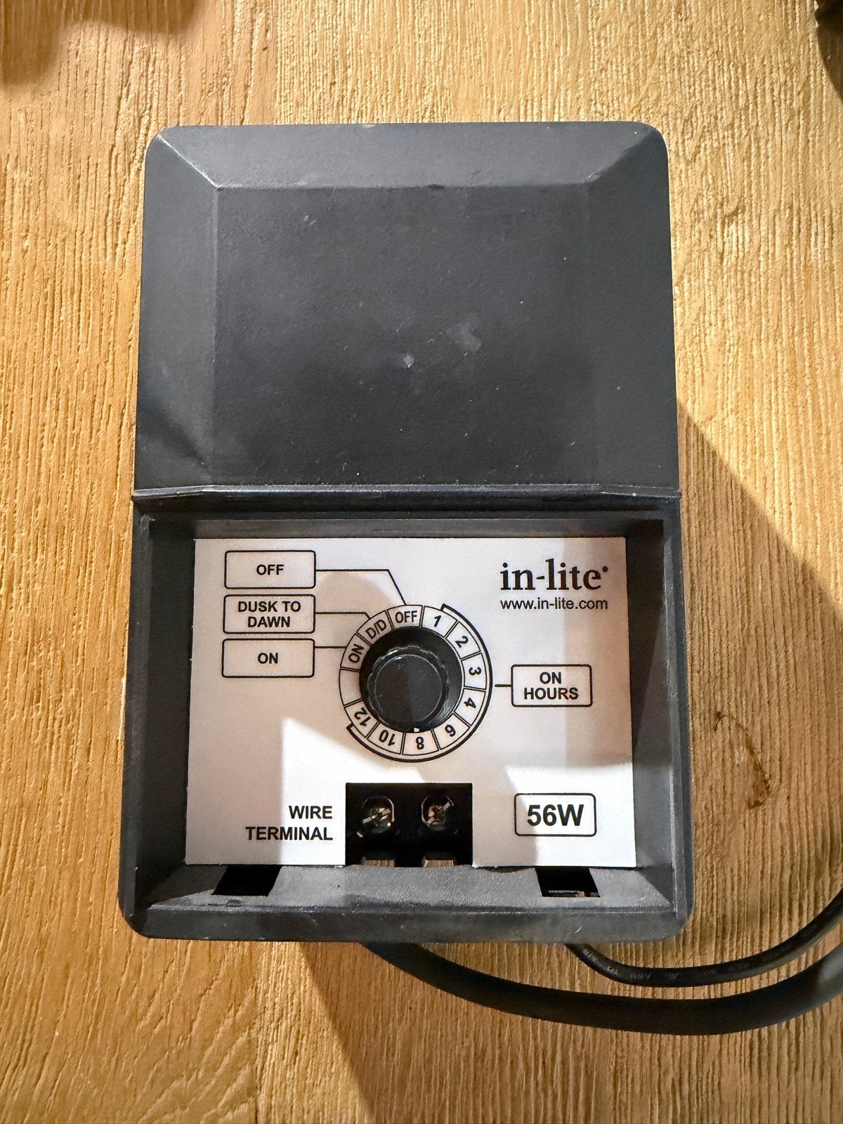 In-lite transformator 56W met timer en schemersensor, Ophalen, Kunststof, Gebruikt, Overige typen