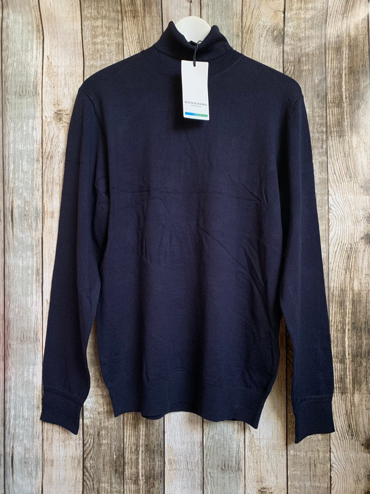 Scotch & Soda super gave blauwe coltrui (Maat S) NIEUW!!, Kleding | Heren, Nieuw, Scotch & Soda, Maat 46 (S) of kleiner, Verzenden