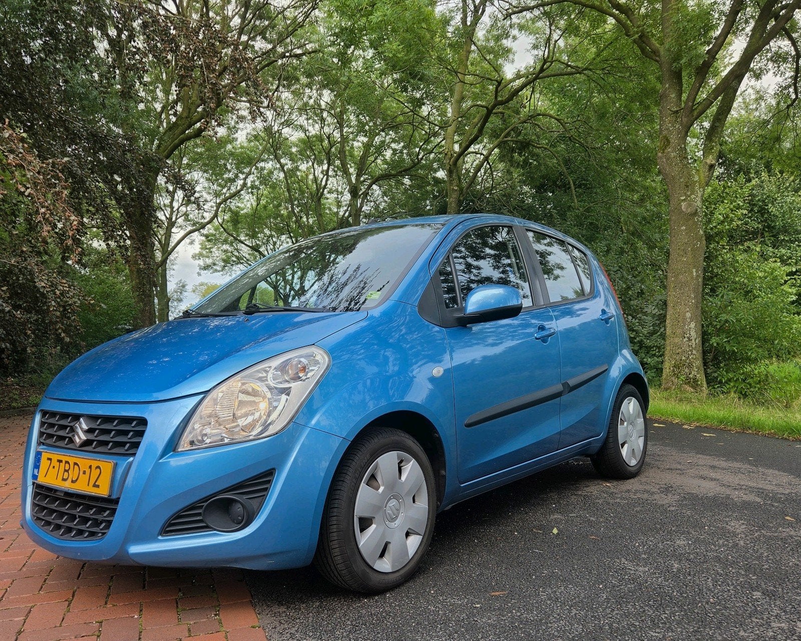 Suzuki Splash 1.0 2013 Blauw, Auto's, Voorwielaandrijving, Euro 5, Stof, 31 €/maand