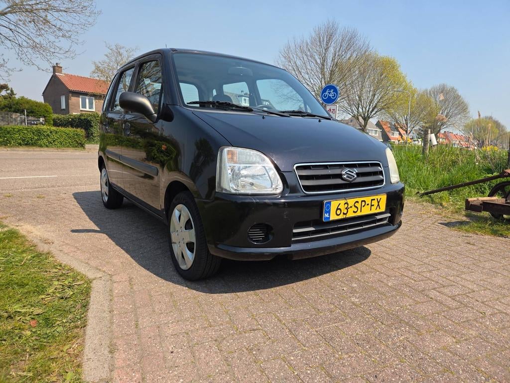 SUZUKI Wagon R 1.3 r + TREND, Auto's, Suzuki, 4 cilinders, Wagon R+, 1229 cc, Zwart