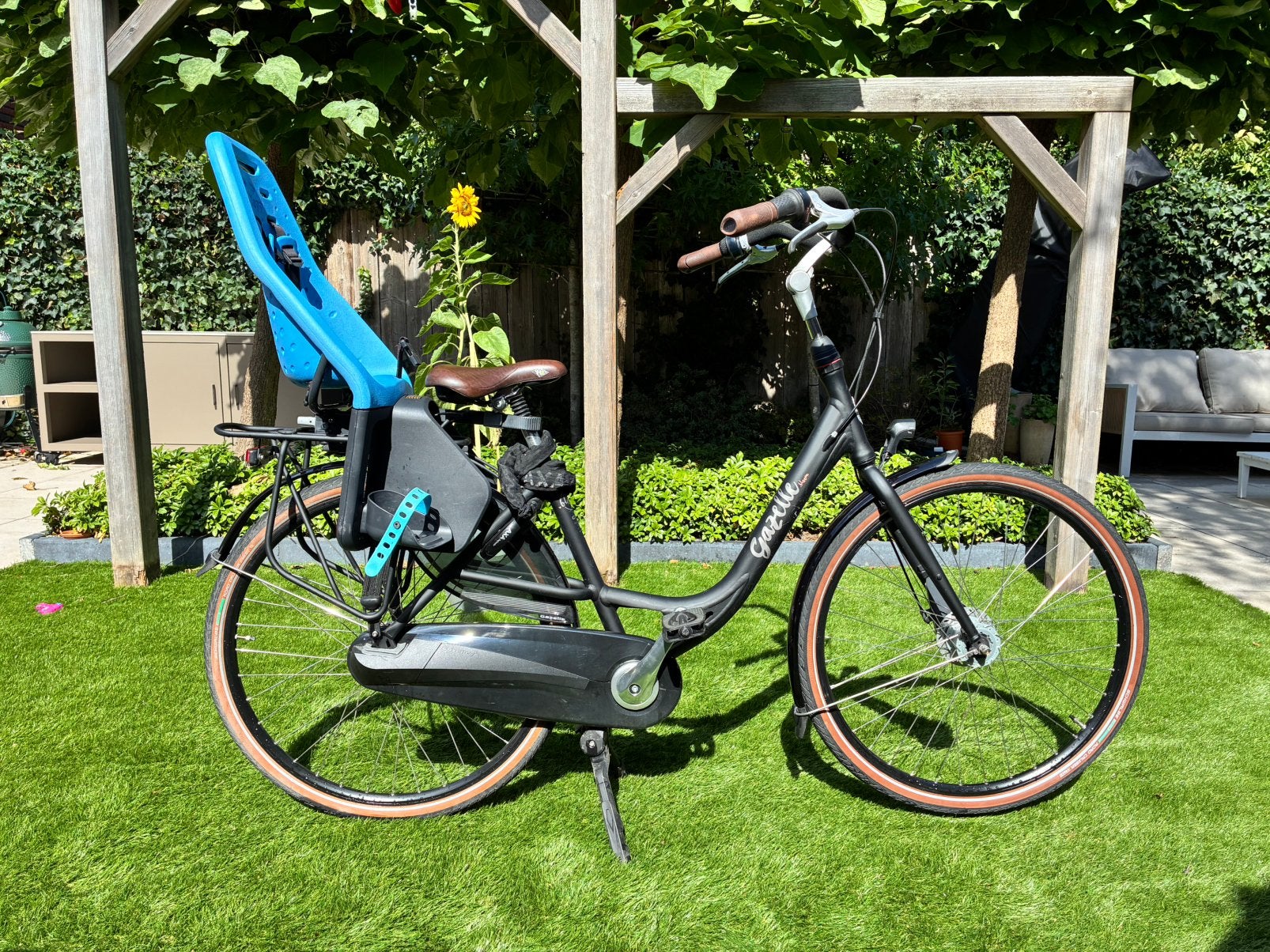 Gazelle Bloom 49cm moederfiets met Yepp zitje, Ophalen, 47 tot 50 cm, Zo goed als nieuw, Gazelle