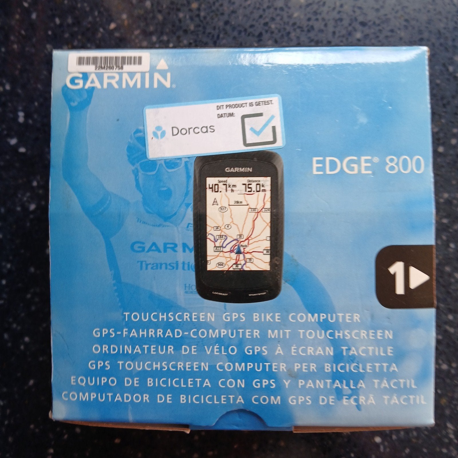 Garmin Edge 800 GPS Fietscomputer, Ophalen of Verzenden, Draadloos, Gebruikt