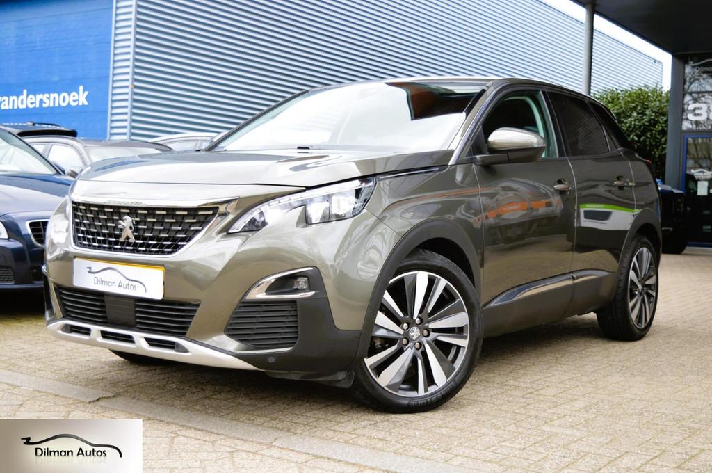 Peugeot 3008 1.2 PureTech Allure|Leder|Carplay|Keyless|Nap!, Auto's, Gebruikt, 1199 cc, Met garantie (alle), Leder en Stof