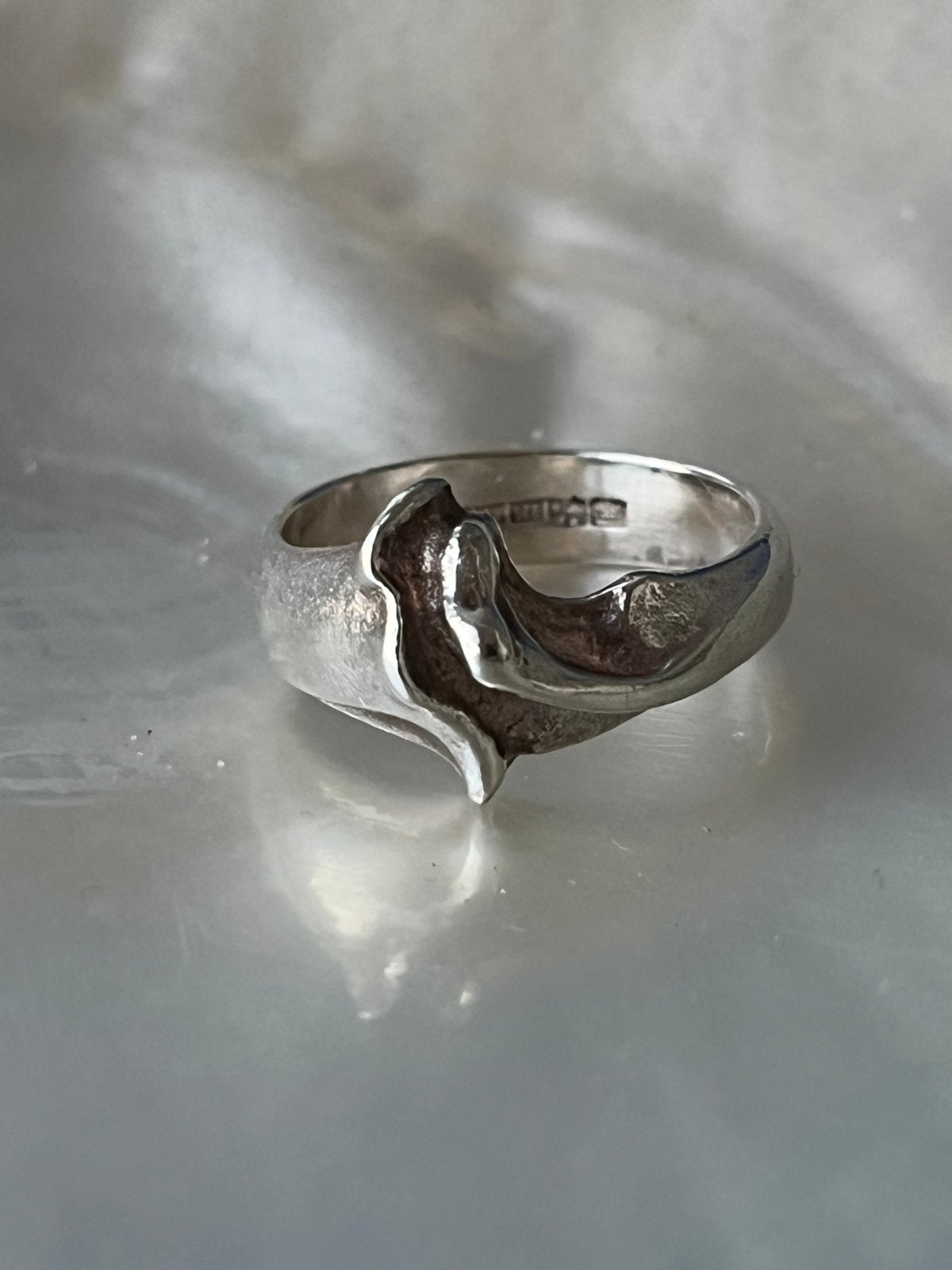 Lapponia zilveren ring, Gebruikt, 19 tot 20, Ophalen of Verzenden, Dame