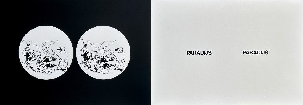 Zeefdruk Edwin Janssen - Paradijs  ZOMEROPRUIMING, Verzenden