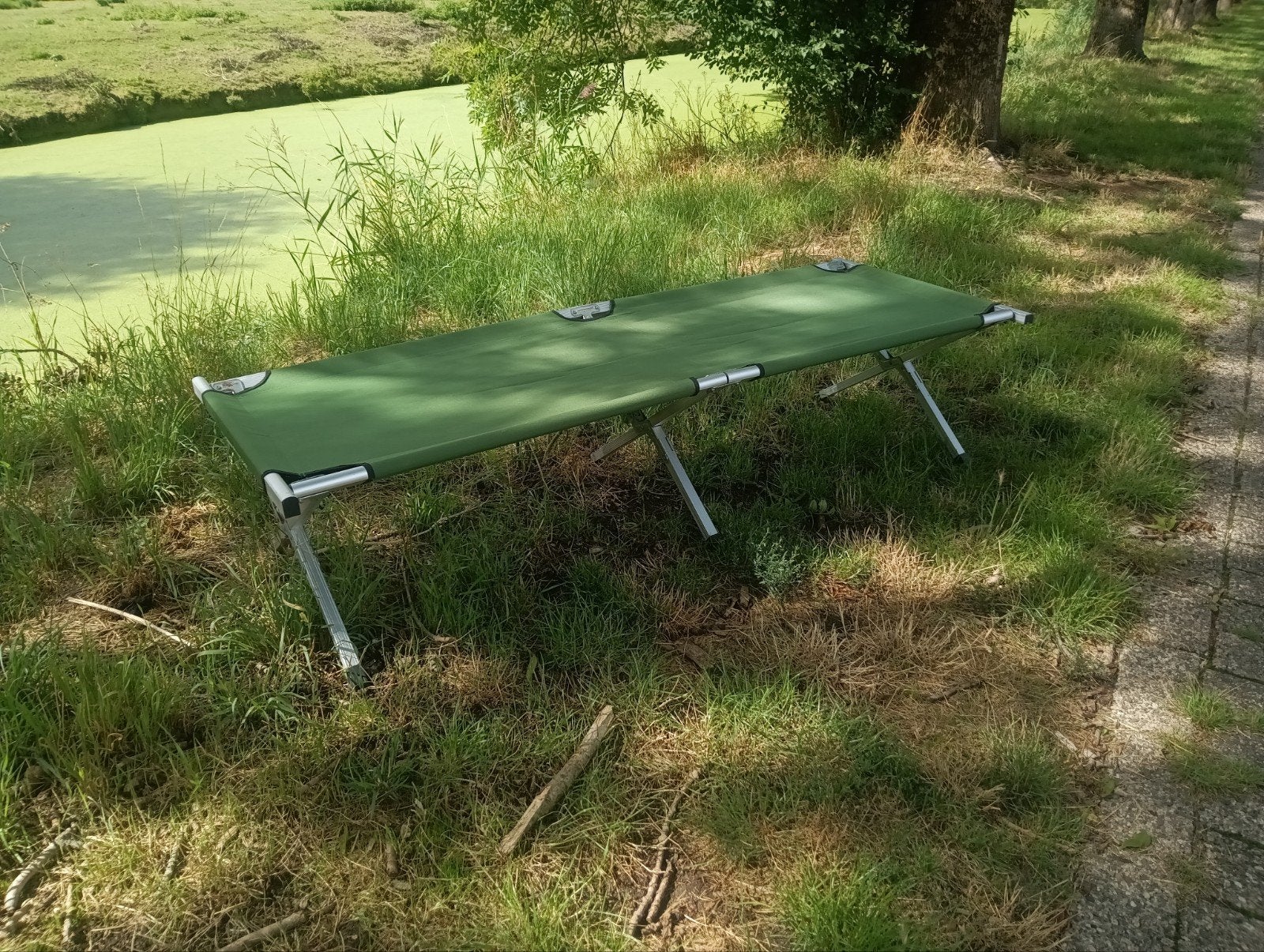 veldbed , campingbed, Watersport en Boten, Ophalen of Verzenden, Gebruikt