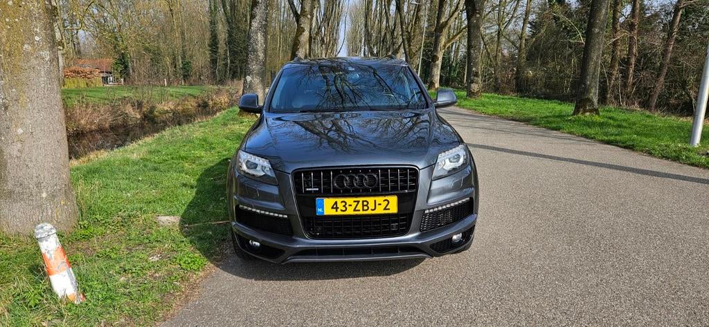 Audi Q7 3.0 TDI 180KW Quattro Tiptr. 2012 Grijs, Auto's, Automaat, Euro 5, 2275 kg, Zwart