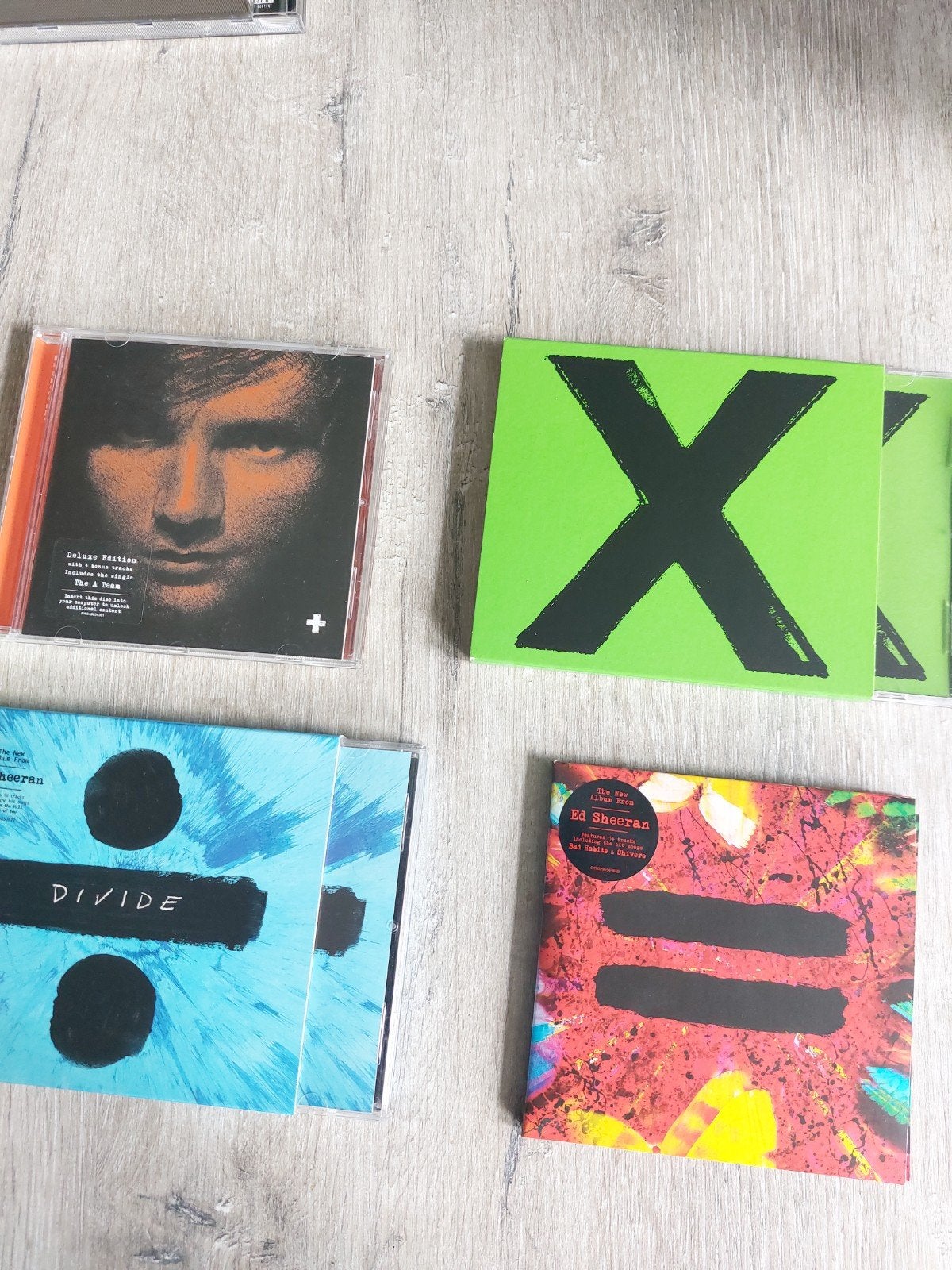 Ed Sheeran cd-collectie: +, X,  en =, Ophalen of Verzenden, Zo goed als nieuw, Singer-songwriter, Inclusief doosje