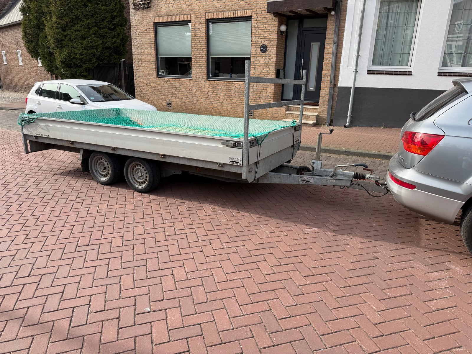 Konag Wagenbouw aanhangwagen - Dubbelasser, Auto diversen, Aanhangers en Bagagewagens, Ophalen, Gebruikt