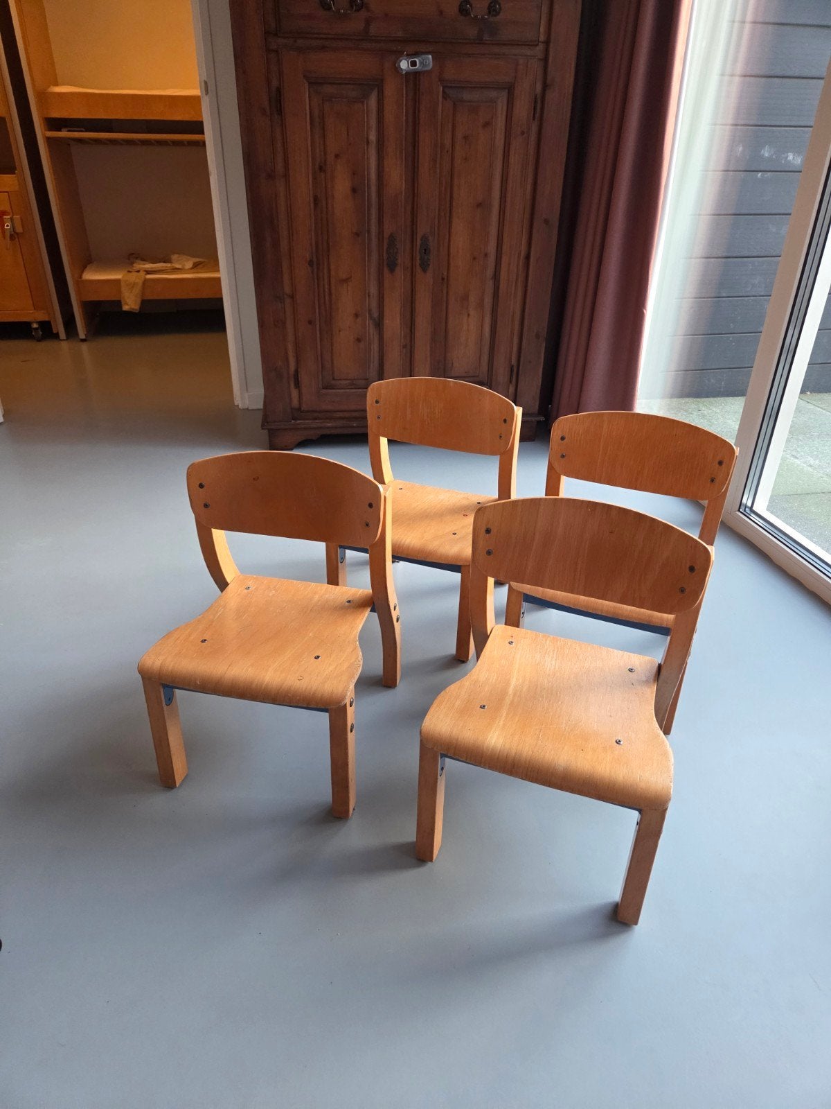 Vintage kinderstoelen (peuterformaat), Ophalen, Gebruikt, Stoel