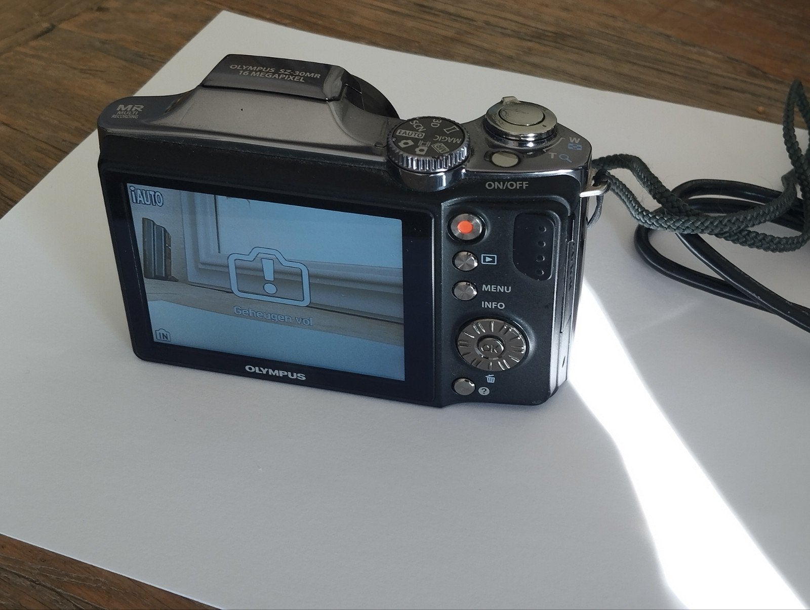 Olympus SZ-30MR 16 Megapixel camera, Gebruikt, Hoes, Gevoerd, Ophalen of Verzenden
