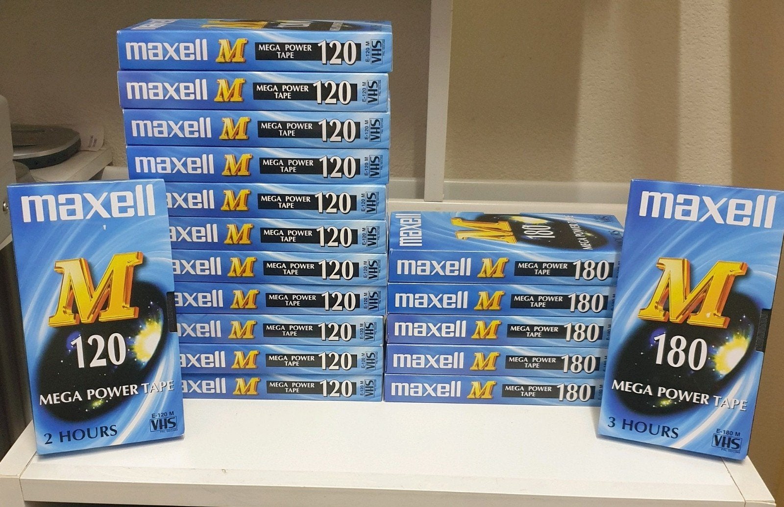 Maxell videobanden E120M en E180M 18 stuks nieuw! €5 p/stuk, Alle leeftijden, Ophalen of Verzenden, Overige genres