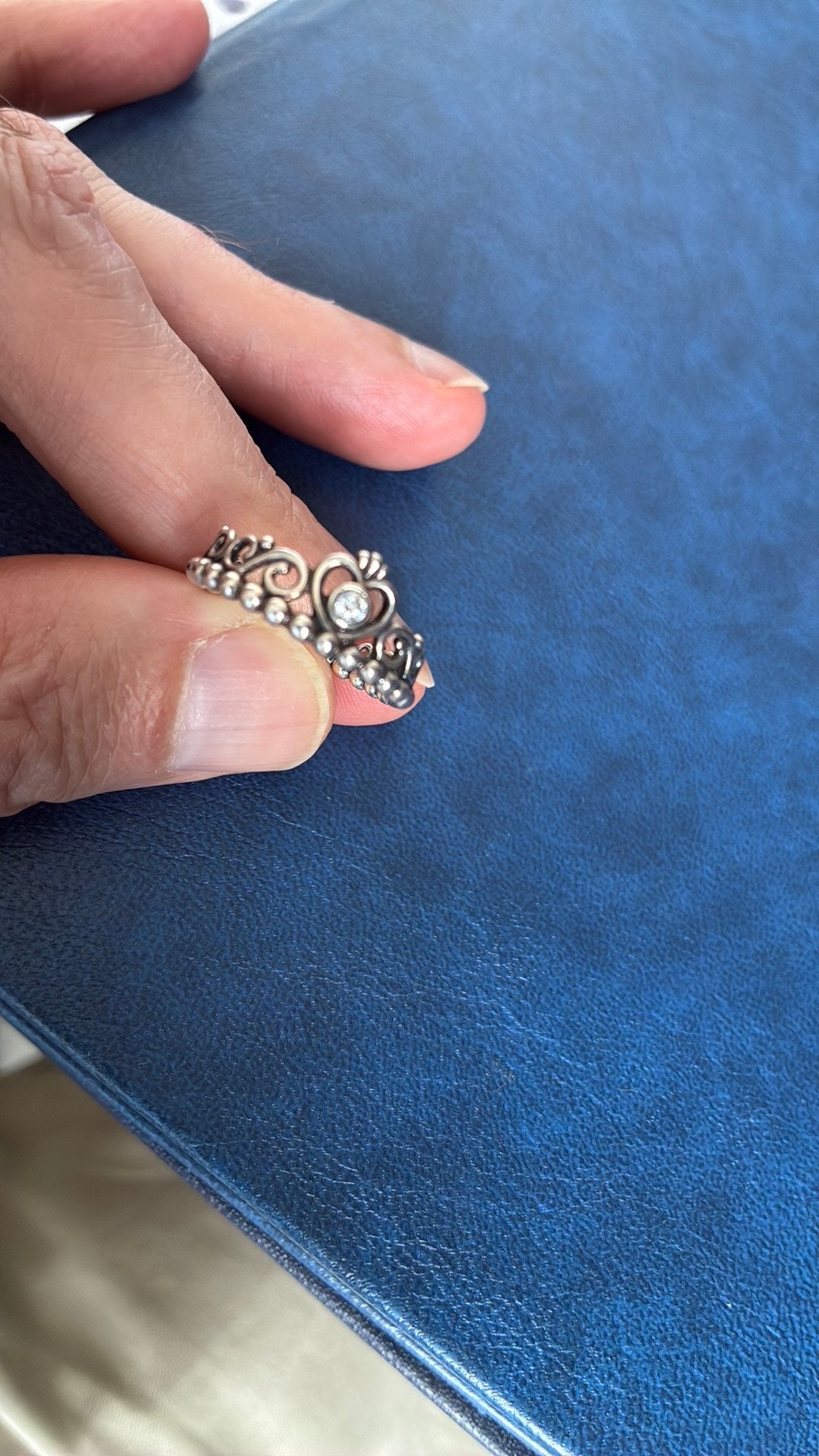 925 sterling zilver Pandora ring 19 mm, Sieraden, Tassen en Uiterlijk, Ringen, Gebruikt, 19 tot 20, Ophalen of Verzenden, Dame