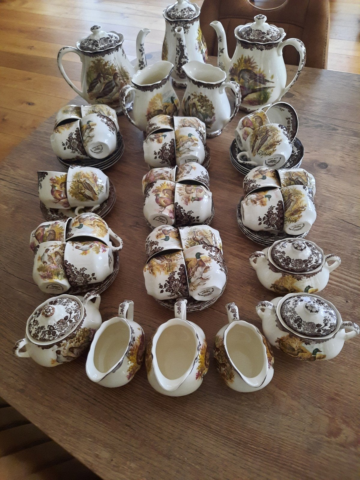 The Royal Worcester Palissy game oud Engels jachtservies, Overige materialen, Overige typen, Ophalen of Verzenden, Zo goed als nieuw