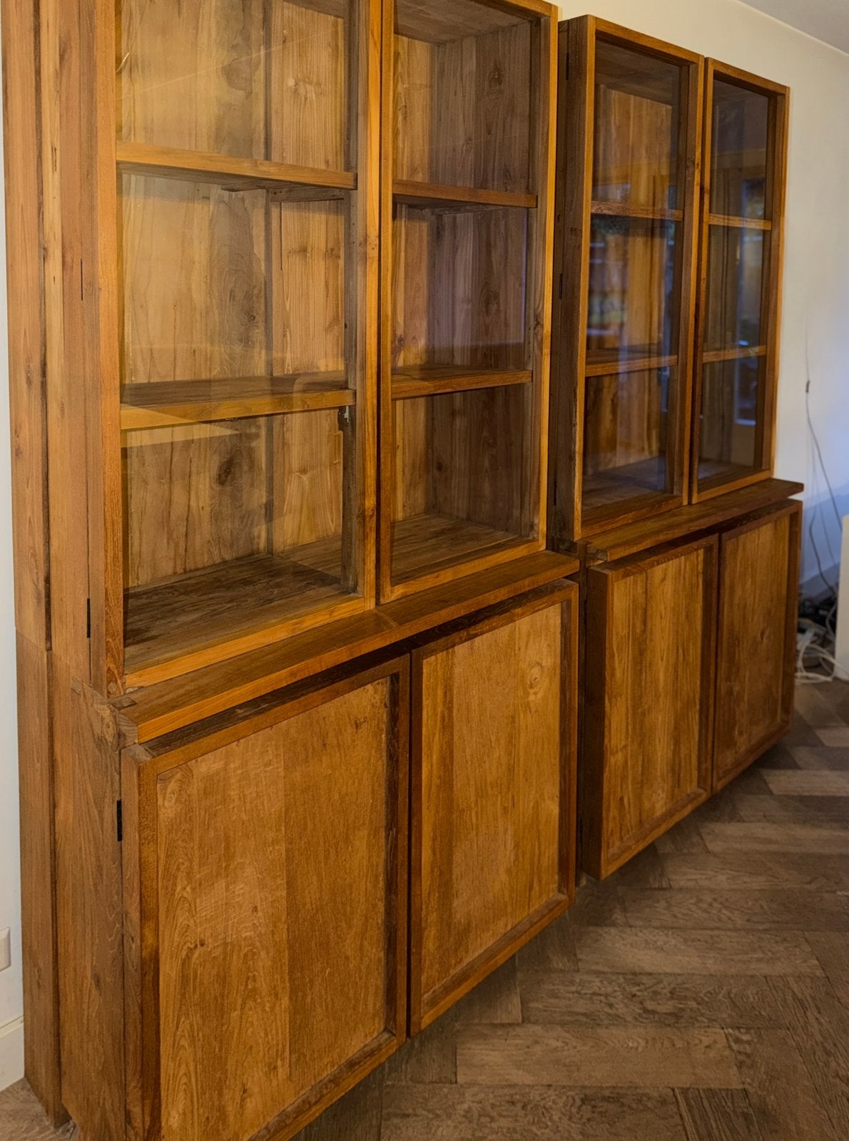 2x Houten buffetkast (220x110x50), Huis en Inrichting, Ophalen, Met deur(en), 100 tot 150 cm, 200 cm of meer