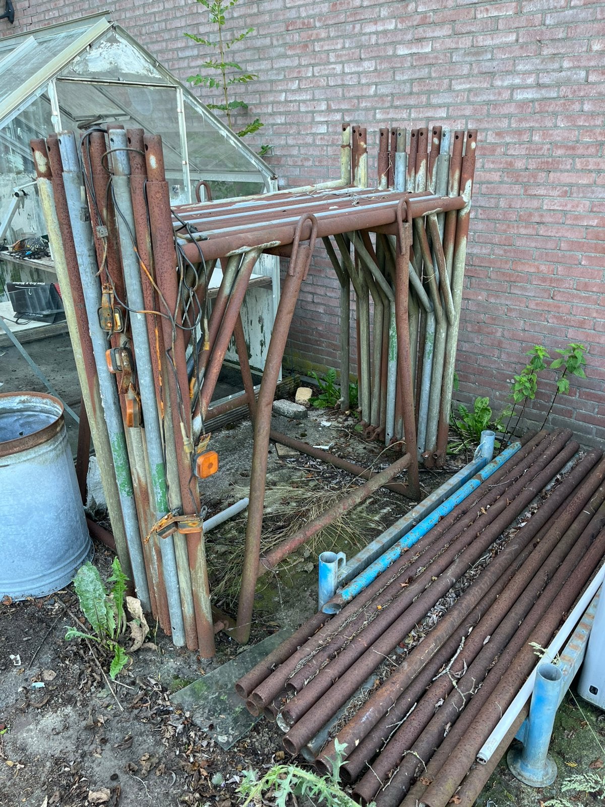 Steigerbokken en kortekingen staal, Doe-het-zelf en Verbouw, Ophalen, Zo goed als nieuw, Overige typen, Minder dan 2 meter