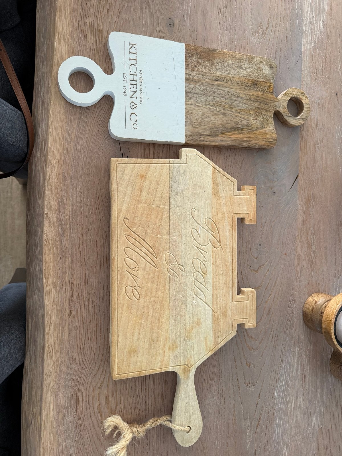 Riviera Maison Snijplanken - Set van 2, Gebruikt, Hout, Snij-/serveerplank, Ophalen of Verzenden