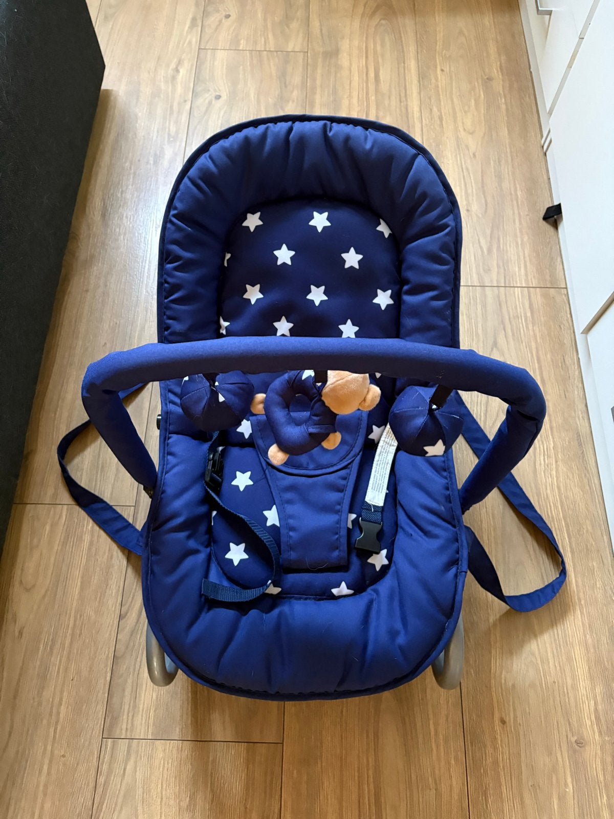 Baninni baby bouncer met sterrenpatroon, Ophalen of Verzenden, Zo goed als nieuw