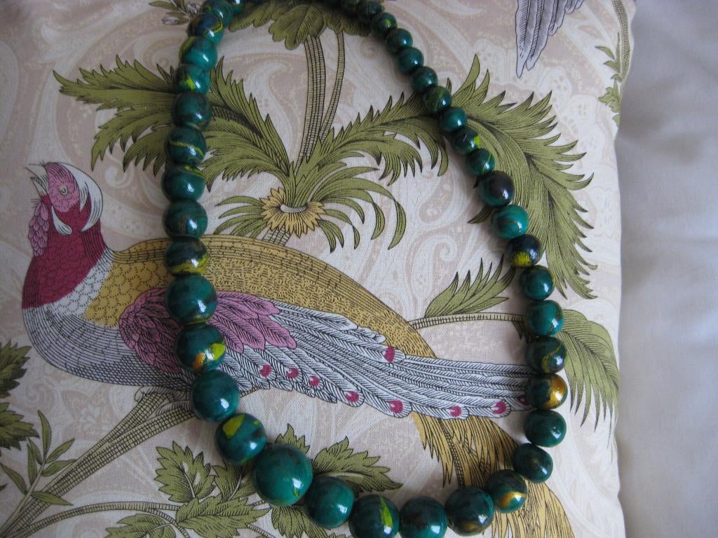 ketting, Verzenden, Zo goed als nieuw, Groen, Overige materialen