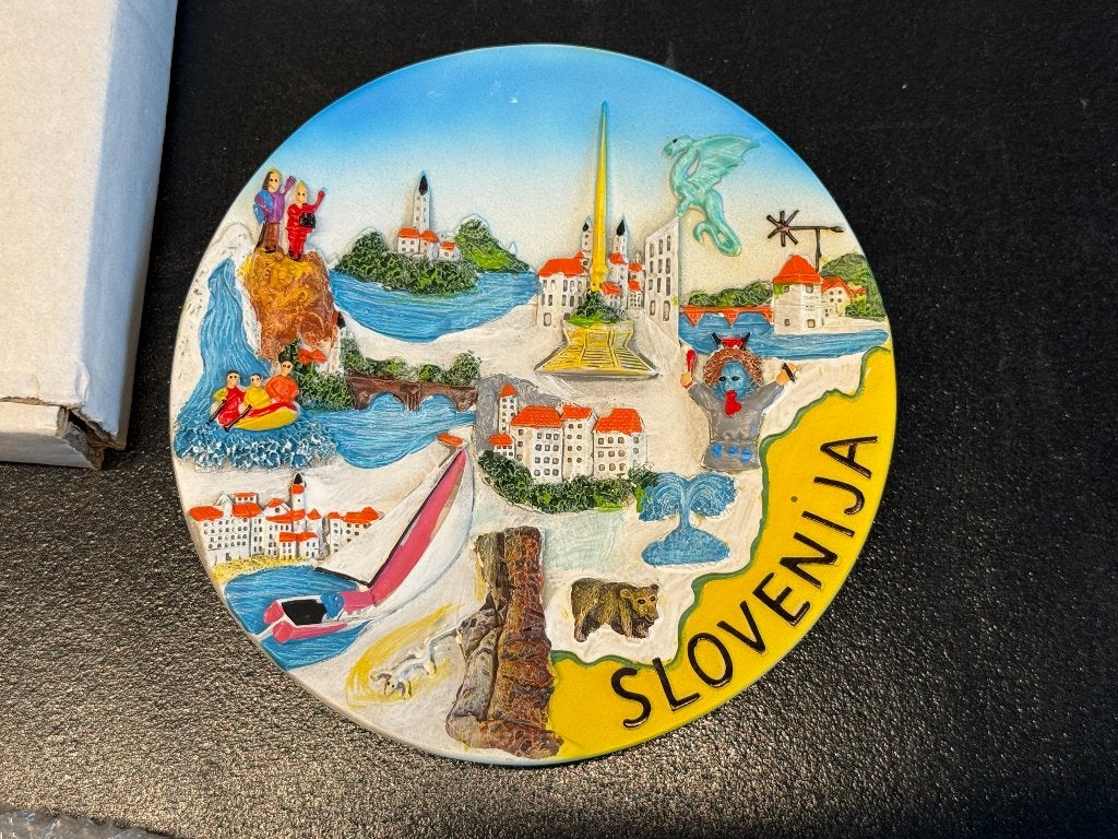 Bordje/tegeltje van Slovenië, Ophalen of Verzenden, Nieuw