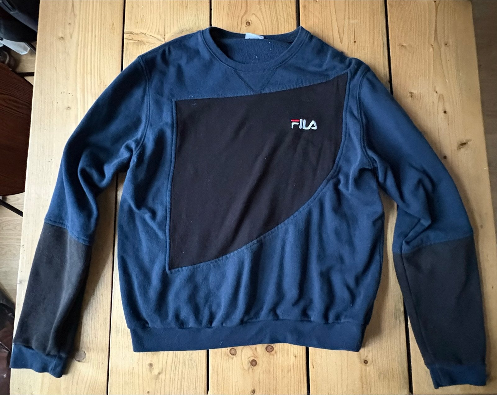Rework/Renewd  Fila trui Maat M, Ophalen of Verzenden, Gedragen, Maat 38/40 (M), Blauw