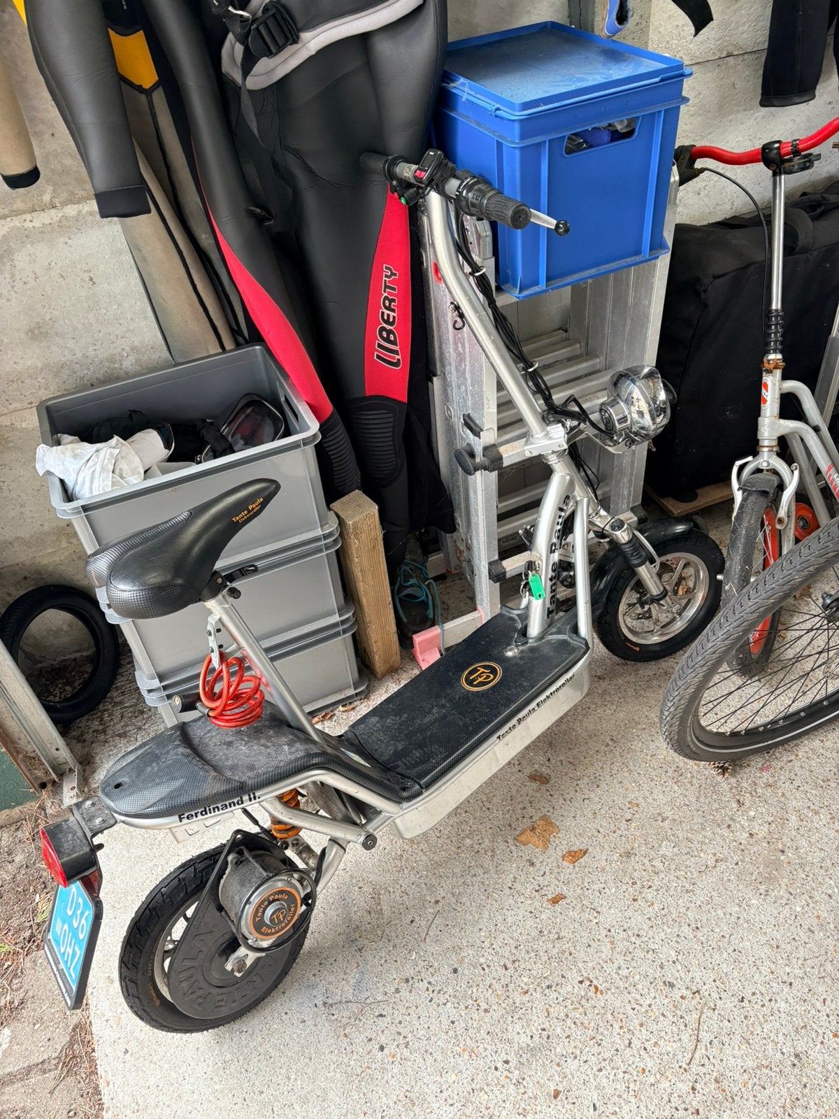 Tante paula e step scooter 2017, Ophalen, Zo goed als nieuw, Elektrische step (E-scooter)
