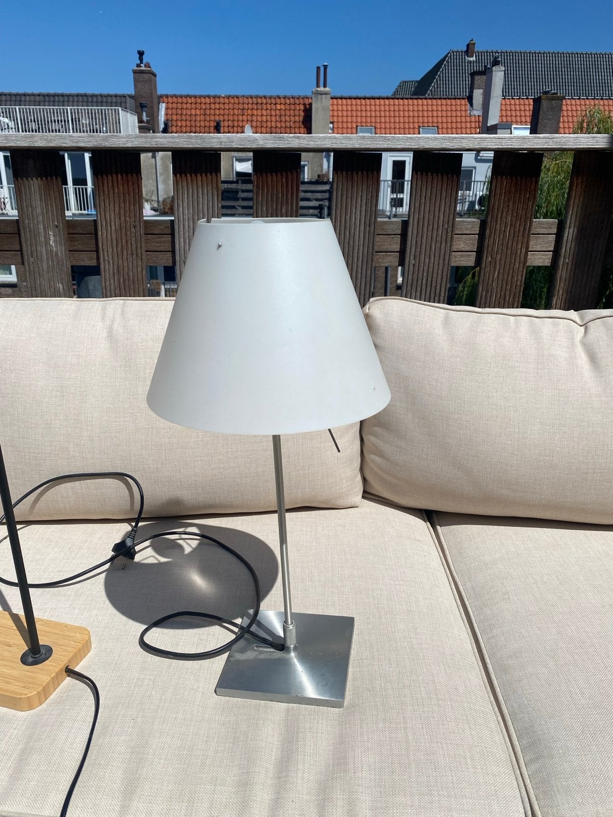 Luceplan tafellamp - Modern design, gebruikt, Ophalen, Gebruikt, Overige merken, Wit