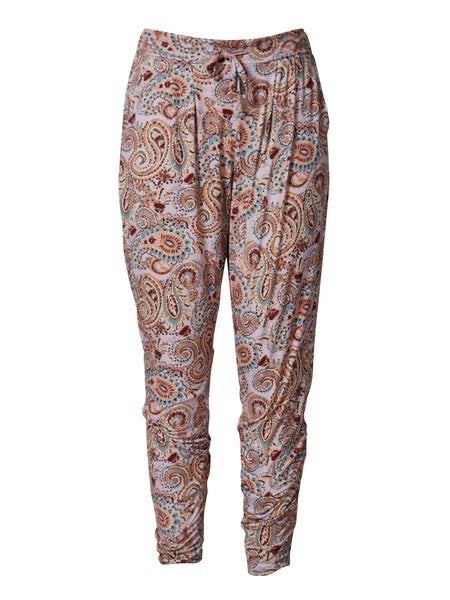Zoey vrijetijds pantalon vrolijk bewerkte stof mt S/44-46, Meerkleurig, Maat 46/48 (XL) of groter, Ophalen of Verzenden, Zo goed als nieuw