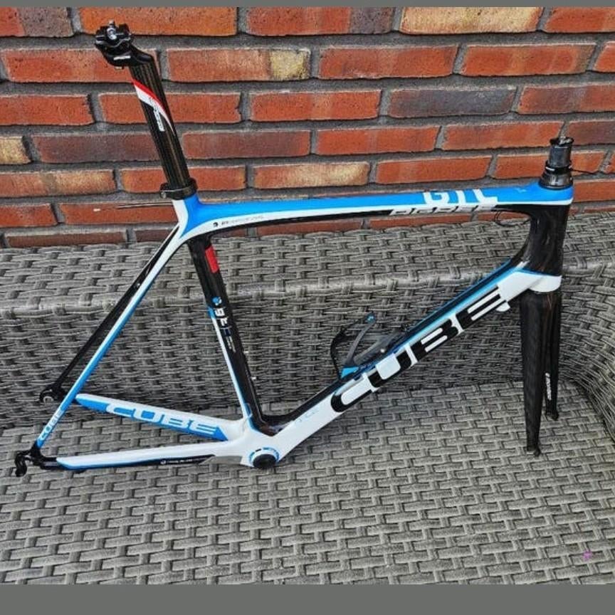 Cube Agree GTC carbon race frame 60cm (ZGAN) incl accesoires, Fietsen en Brommers, Fietsonderdelen, Ophalen, Frame, Zo goed als nieuw