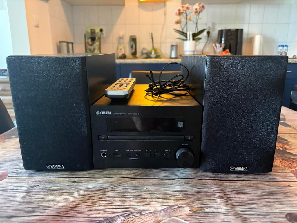Yamaha CRX-B370D Microset met DAB+ en Bluetooth, Gebruikt, Tuner of Radio, Microset, Ophalen