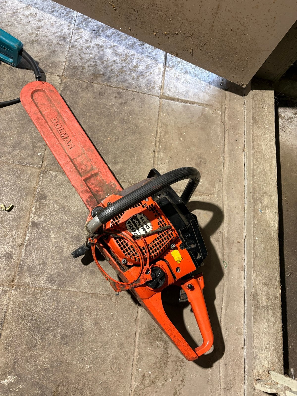 Sachs Dolmar 120 si kettingzaag Benzine 2 takt, Gebruikt, 70 mm of meer, Kettingzaag, Ophalen of Verzenden