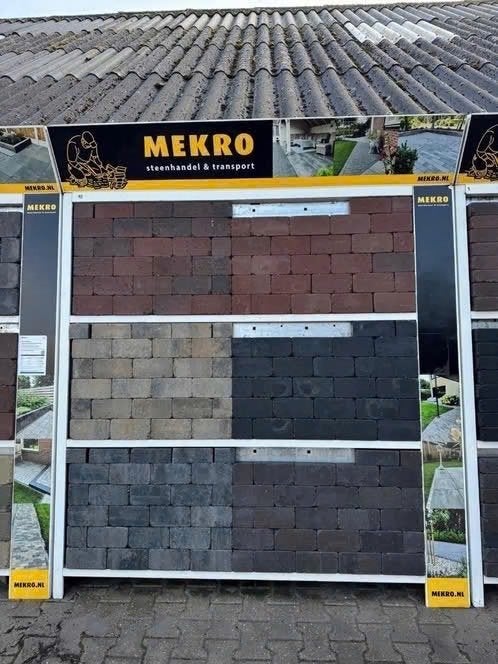 stonique trommel betonstraatsteen 6 cm oud drachten, Klinkers, Nieuw, Ophalen of Verzenden, 10 m² of meer