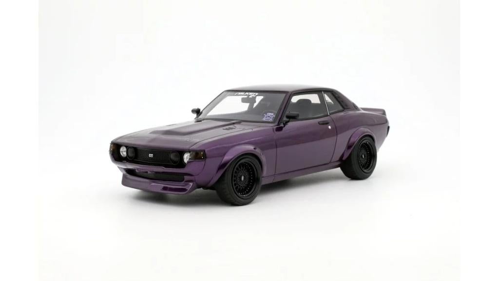Toyota Celica (RA24) Restmod Purple 2015 - OttOmobile - 1:18, Hobby en Vrije tijd, Modelauto's | 1:18, OttOMobile, Rue de L' Ecusson 2, 56120 Josselin France