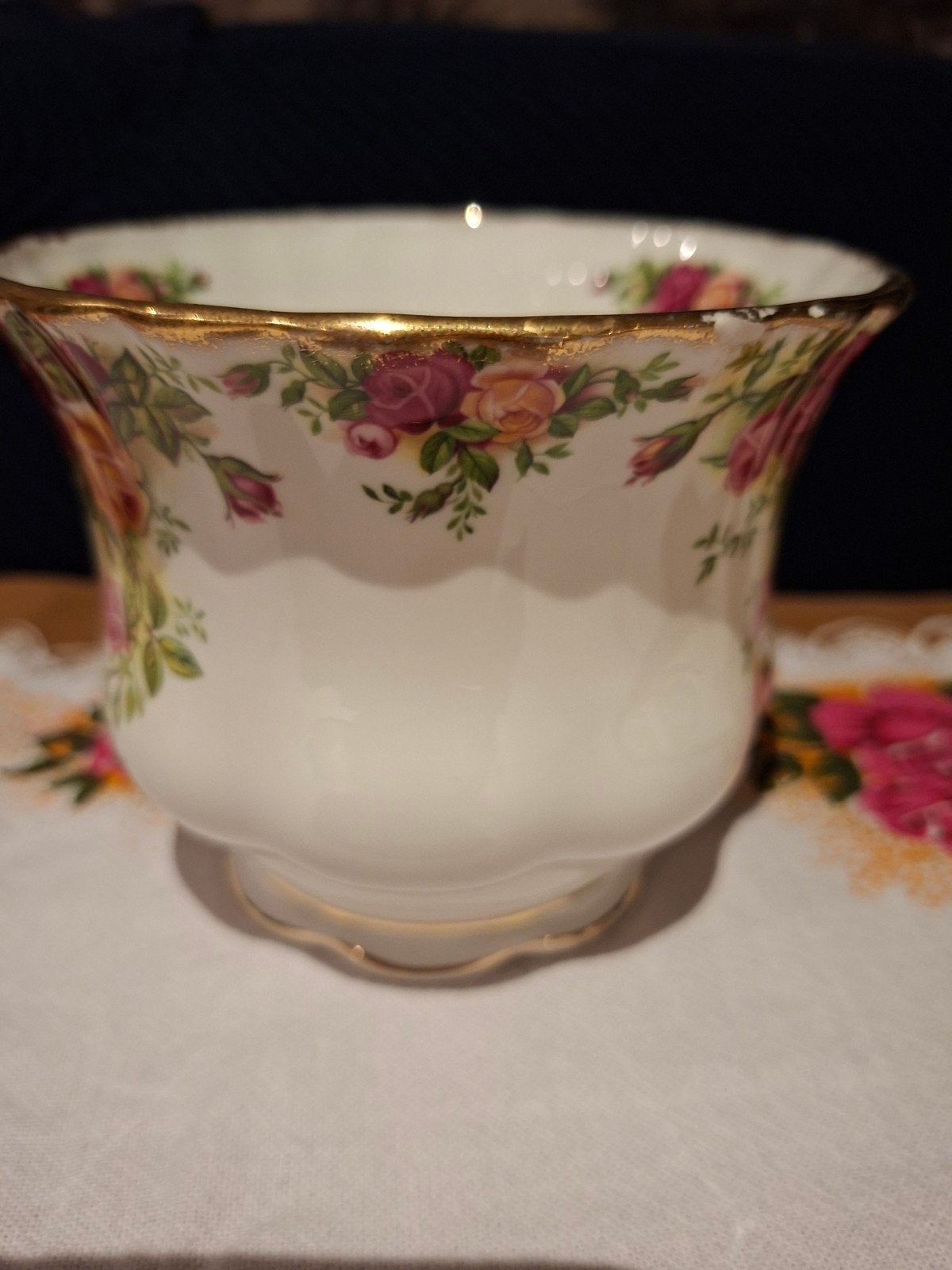 Royal Albert Old country roses bloempot, Ophalen of Verzenden