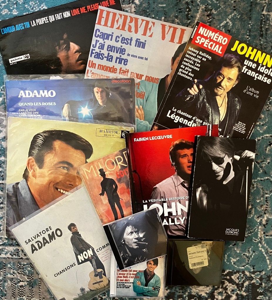 lp,cd,dvd,book : Div Franse titels jaren zestig, Ophalen of Verzenden, Gebruikt, Overige formaten, LP
