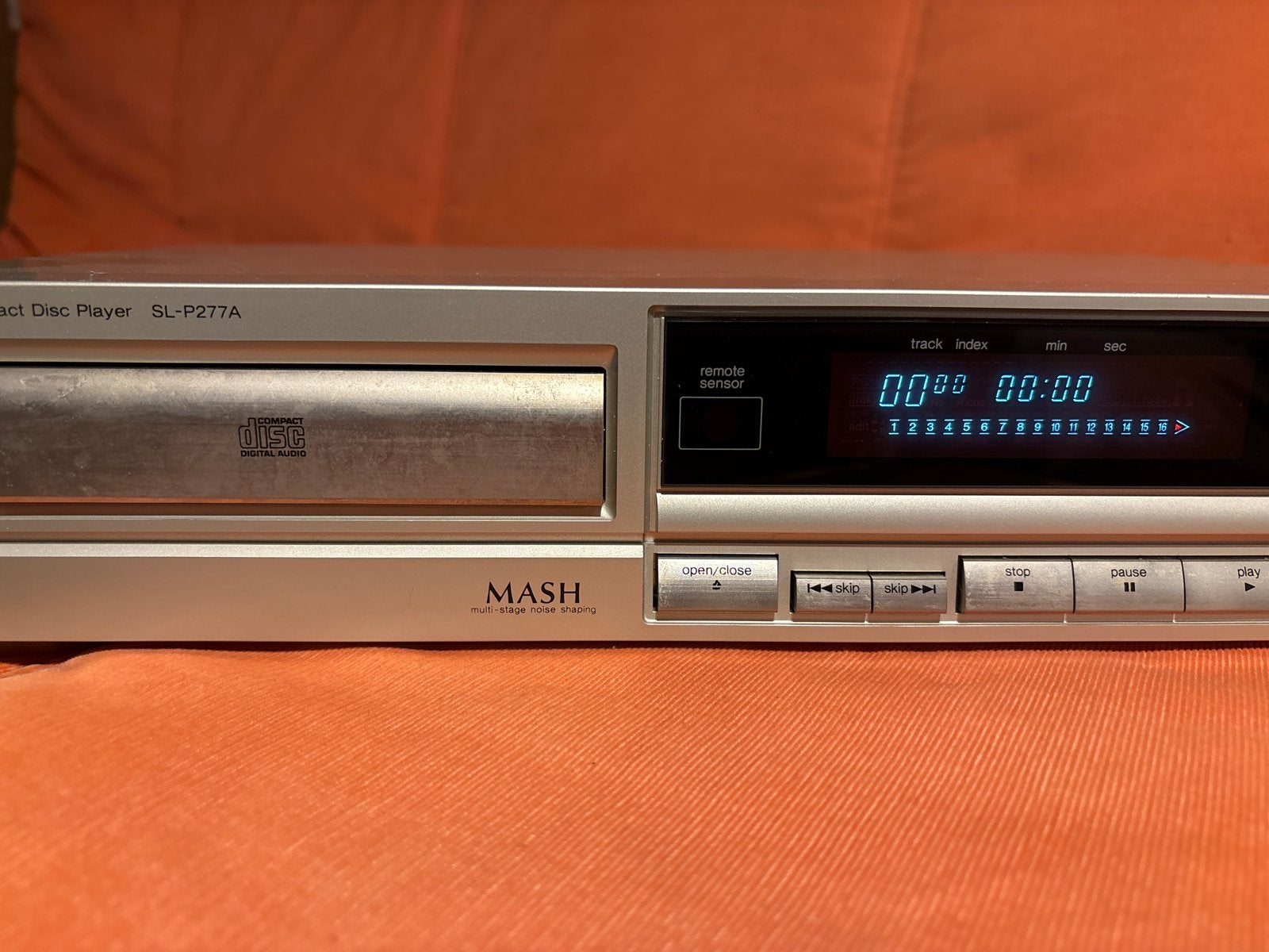 Technics SL-P277A CD-speler - Uitstekende staat, Ophalen of Verzenden, Zo goed als nieuw, Technics