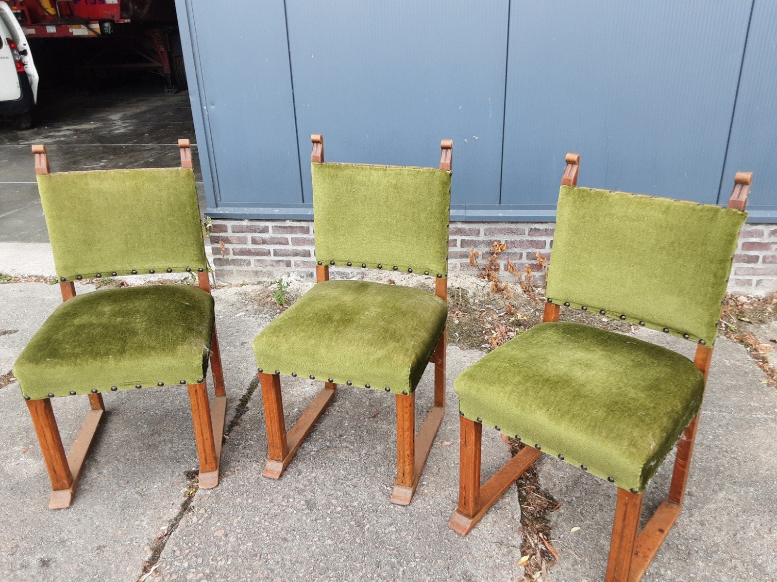 mooie kasteel stoelen, Ophalen