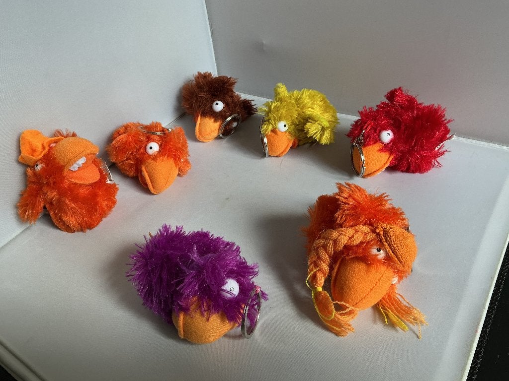 Croky sleutelhangers - 7 stuks, Ophalen of Verzenden, Zo goed als nieuw, Knuffel of Figuurtje