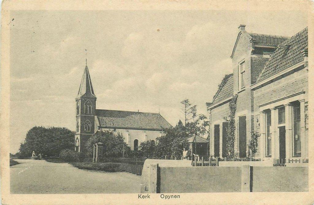 701-280-031 Opijnen Kerk, Verzamelen, Ansichtkaarten | Nederland, Verzenden, Voor 1920, Gelderland