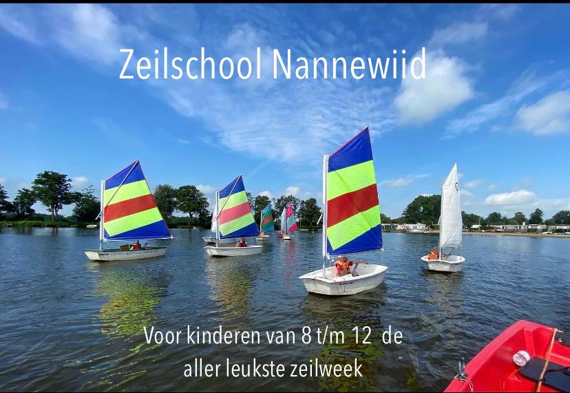Zeilen op het Nannewiid, Watersport en Boten, Ophalen of Verzenden, Minder dan 15 m²